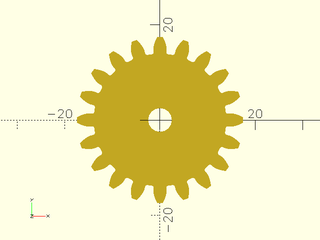 spur\_gear2d() Example 1